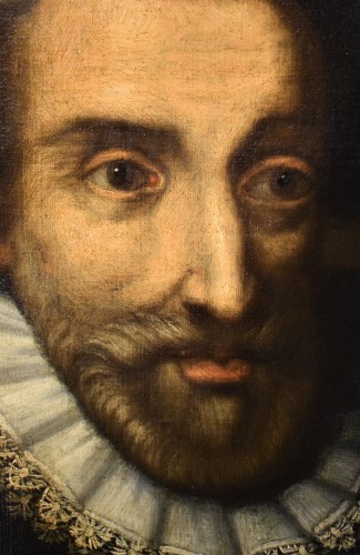Antiquités - Portrait d'Henri IV roi de France - fin du 16e siècle